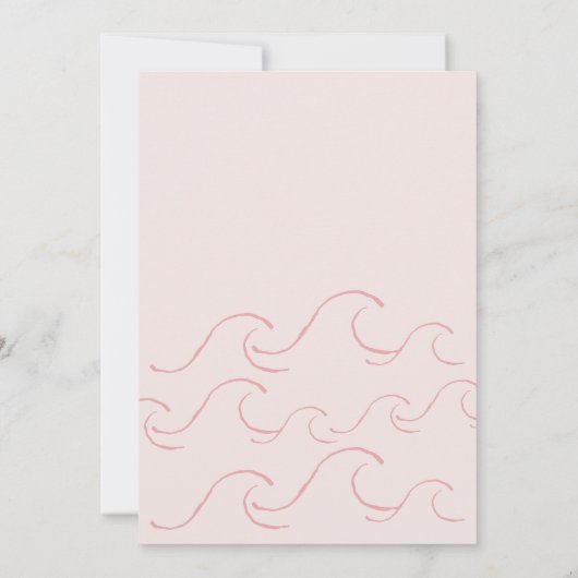 Baby Aan boord Surven Hand getrokken Baby Girl Sho Kaart (Achterkant)