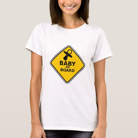 Baby aan boord t-shirt (Voorkant)