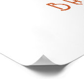 Baby aan boord Tropisch Surf Neutraal Baby shower Poster (Hoek)