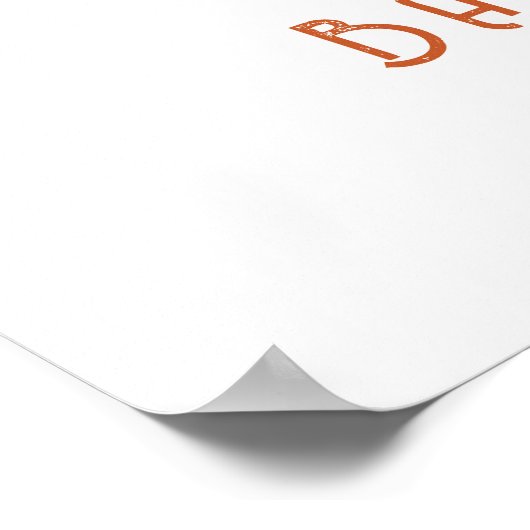 Baby aan boord Tropisch Surf Neutraal Baby shower Poster (Hoek)