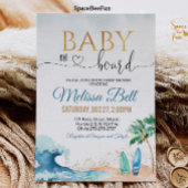 Baby aan boord uitnodiging Onder de zee nodigt jon