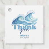 Baby aan boord van Baby shower Dank u Bedankjes Labels (Voorkant)