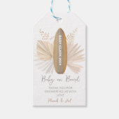 Baby aan boord van Baby shower Dank u Favor Cadeaulabel (Voorkant)