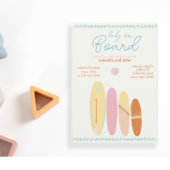 Baby Aan boord van Baby shower Ocean Theme Kaart