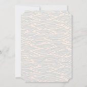 Baby aan boord van Baby shower Uitnodiging (Achterkant)