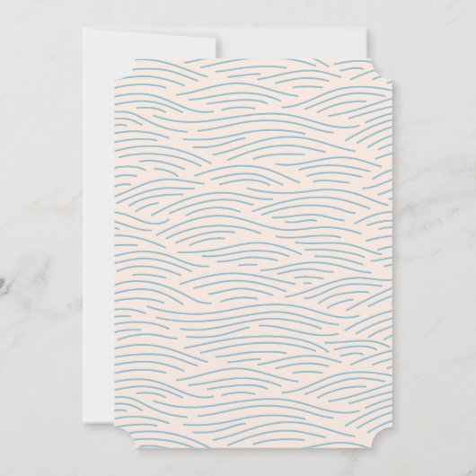 Baby aan boord van Baby shower Uitnodiging (Achterkant)