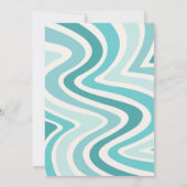 Baby aan boord van Baby shower Uitnodiging | SURF (Achterkant)