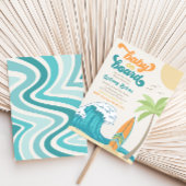 Baby aan boord van Baby shower Uitnodiging | SURF