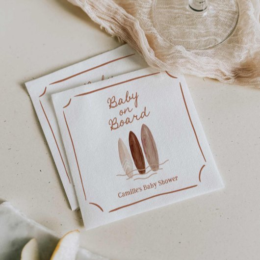 Baby aan boord van Boho Beach Servet