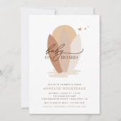 Baby Aan boord van Boho Beach Surf Neutraal Baby s Kaart (Voorkant)