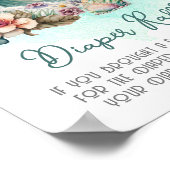 Baby aan boord van de tropische oversteekplaats poster (Hoek)