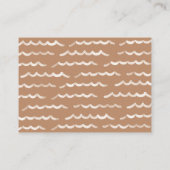 Baby aan boord van een Surfboard Display Shower Informatiekaartje (Achterkant)