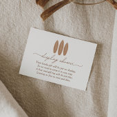 Baby aan boord van een Surfboard Display Shower Informatiekaartje