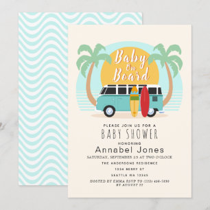 Baby aan boord Van Genderneutraal Baby shower Uitn Kaart