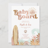 Baby aan boord van het Baby shower Kaart (Voorkant)