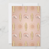 Baby aan boord van het Baby shower Kaart (Achterkant)