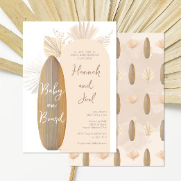 Baby aan boord van het Baby shower Kaart