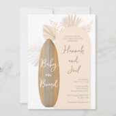 Baby aan boord van het Baby shower Kaart (Voorkant)