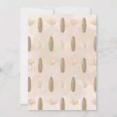 Baby aan boord van het Baby shower Kaart (Achterkant)