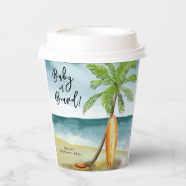 Baby aan boord van het Baby shower Papieren Bekers