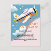 Baby aan boord van het Modern Aviation Airplane Ba Informatiekaartje (Voorkant)