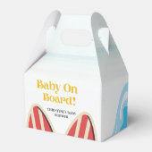 Baby aan boord van het strand baby shower dank u bedankdoosjes (Voorkant Zijde)