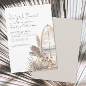 Baby aan boord van het Summer Boho Beach Baby show Kaart