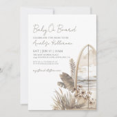 Baby aan boord van het Summer Boho Beach Baby show Kaart (Voorkant)