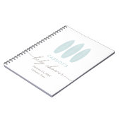 Baby aan boord van het Surfboard Baby shower Guest Notitieboek (Linkerzijde)