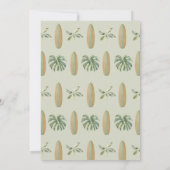 Baby aan boord van het Surfboard Ocean Beach Baby Kaart (Achterkant)