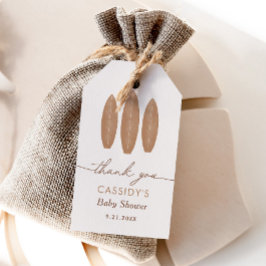 Baby aan boord van het SurfboardBaby shower Cadeaulabel