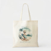Baby aan boord van het Surven-thema Beach Baby sho Tote Bag (Voorkant)
