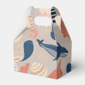 Baby aan boord van nautisch Baby shower Bedankdoosjes (Achterkant)