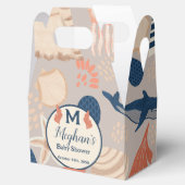 Baby aan boord van nautisch Baby shower Bedankdoosjes (Geopend)