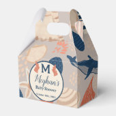 Baby aan boord van nautisch Baby shower Bedankdoosjes (Voorkant Zijde)