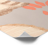 Baby aan boord van nautisch Baby shower Poster (Hoek)