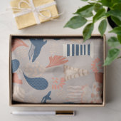 Baby aan boord van nautisch Baby shower Tissuepapier (Geschenk)