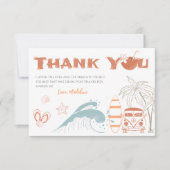 Baby aan boord van Surf Baby shower - Hartelijk da Kaart (Voorkant)