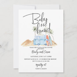 Baby aan boord, zomerBaby shower, Baby shower, Kaart