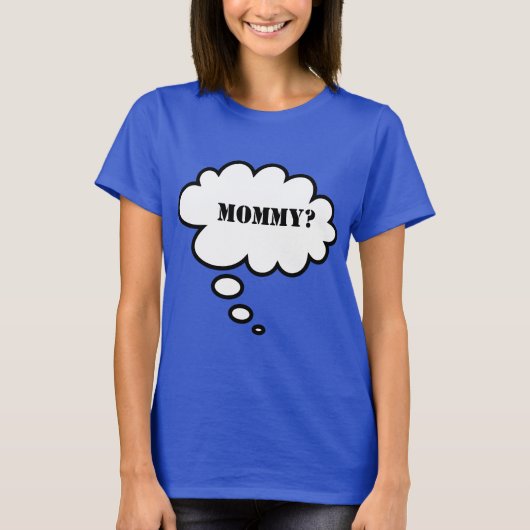 Baby aan het praten mama t-shirt (Voorkant)