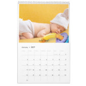 Baby Aangepaste Kalender (Jan 2027)
