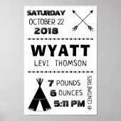 Baby - Aangepaste wandafdrukken - Poster op stam (Voorkant)