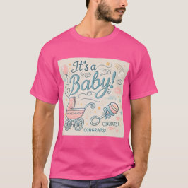 Baby Aankomst T-shirt | Gefeliciteerd nieuwe ouder