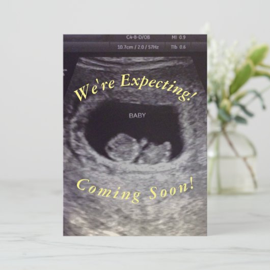 Baby Aankondiging (Staand voorkant)