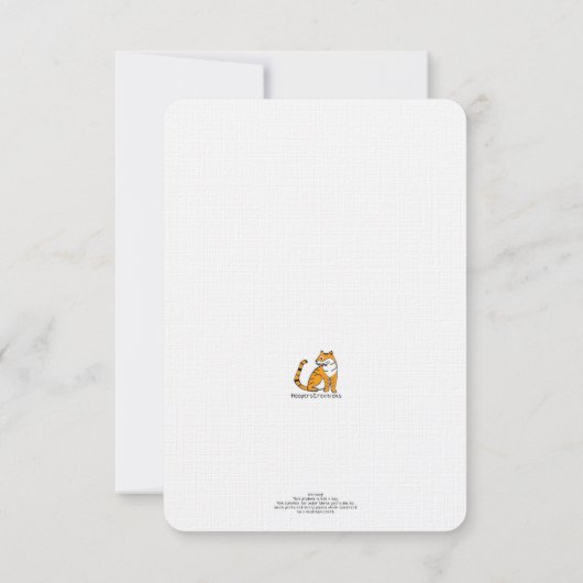 Baby aankondiging (Achterkant)