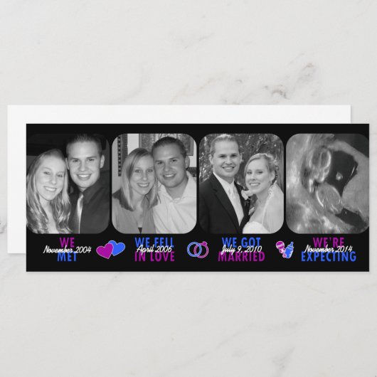 Baby Aankondiging (Voorkant / Achterkant)