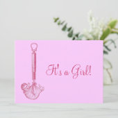 Baby Aankondiging (Staand voorkant)