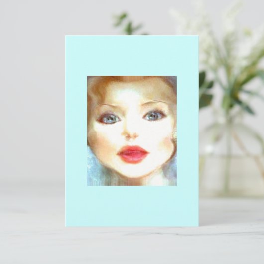 baby aankondiging (Staand voorkant)