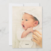 Baby Aankondiging 5 Collage Merry Little Christmas (Achterkant)