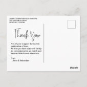 *~* Baby Aankondiging + Dank u Hart Briefkaart (Achterkant)